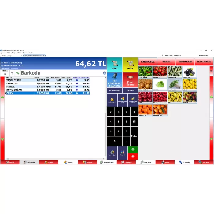 Akınsoft | WOLVOX Hızlı Satış (WWH9) Programı