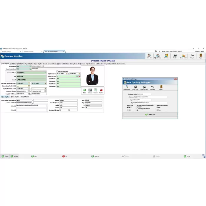 Akınsoft | WOLVOX İnsan Kaynakları (WIK9) Programı