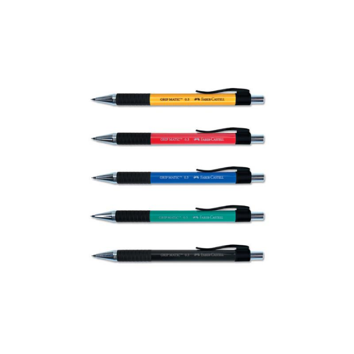 Faber-Castell Grip Matic Versatil Kurşun Kalem 0.5 mm Kırmızı | 1318