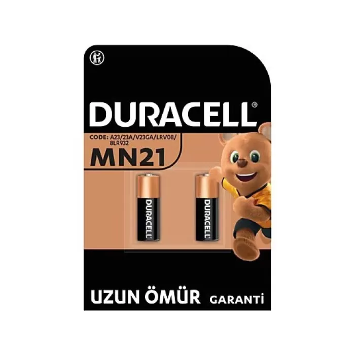 Duracell Alkalin Pil 12 Volt MN21 2 Li