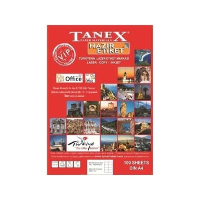 Tanex 79x20 Mm Laser Etiket Tw-2506
