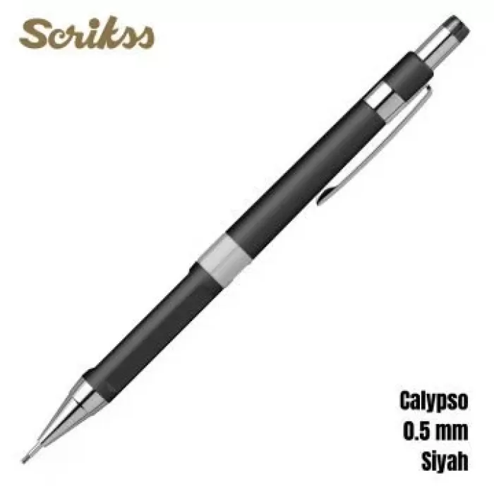 Scrikss Calypso 0,5 mm Siyah Versatil Kalem
