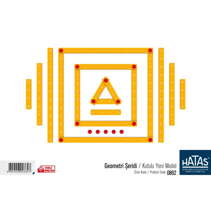 Hatas Geometri Şeridi Seti Kod:0862