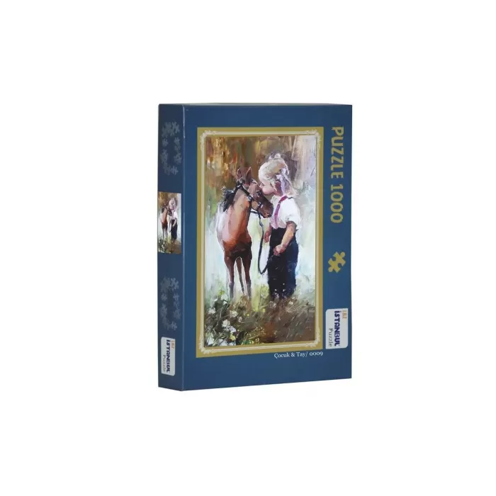 L&Z İstanbul 1000 Parça Çocuk & Tay Puzzle 480 x 680 mm