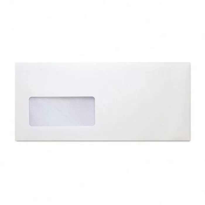 Asil Doğan Diplomat Zarf Extra Silikonlu Pencereli 10.5x24 110 GR Beyaz