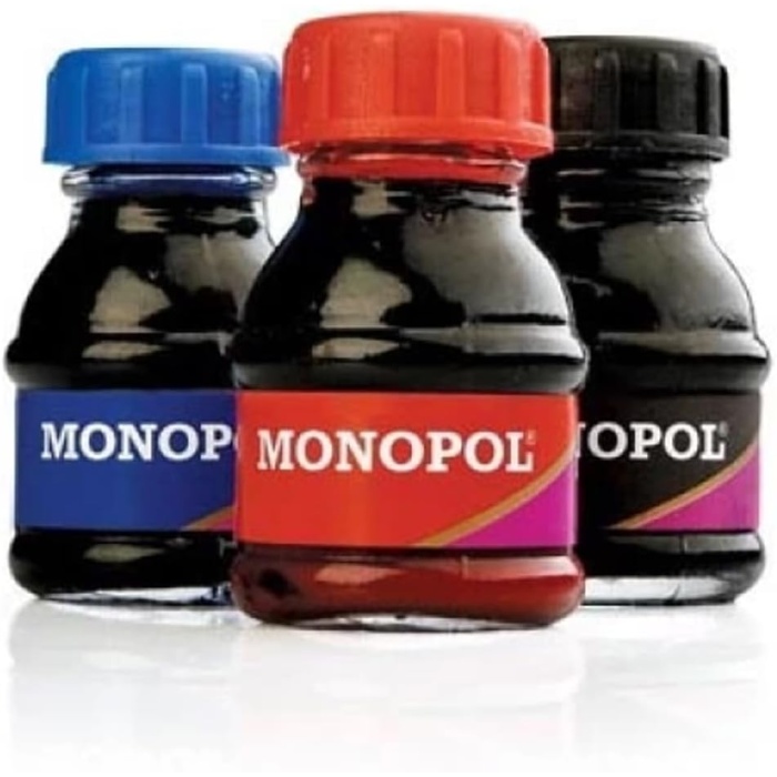 Monopol Çini Mürekkebi Cam Şişede Siyah 1102