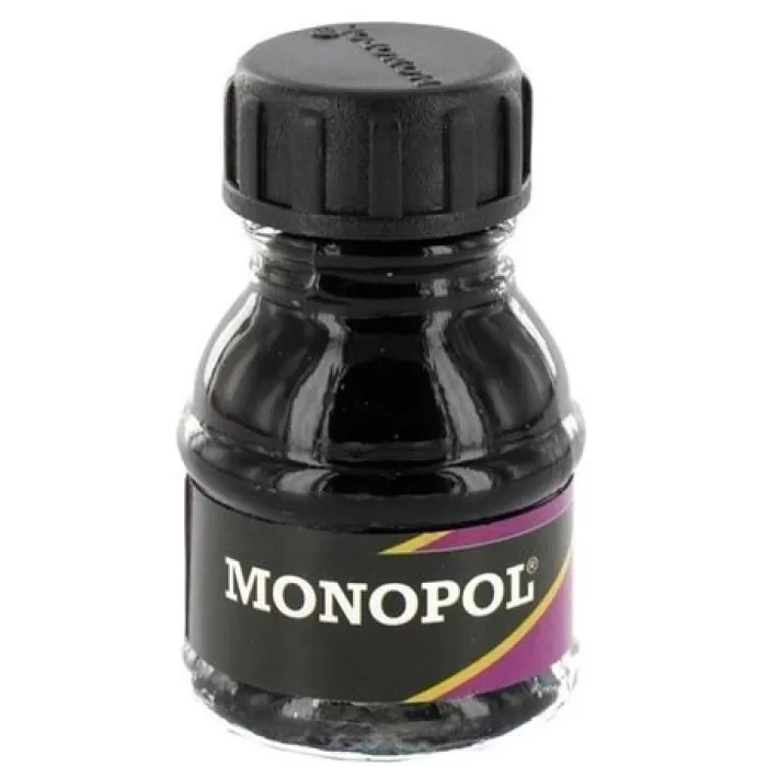 Monopol Çini Mürekkebi Cam Şişede Siyah 1102