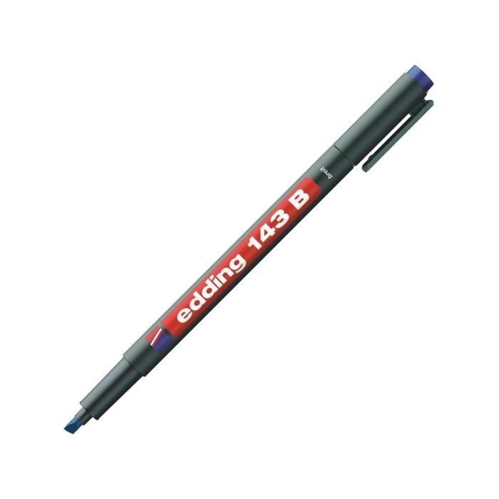 Edding Asetat Kalemi Permanent B Seri 1-3 MM Mavi 143 B