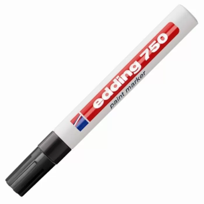 Edding Markör Dekor Boya Yuvarlak Uçlu 2-4 MM Siyah 750