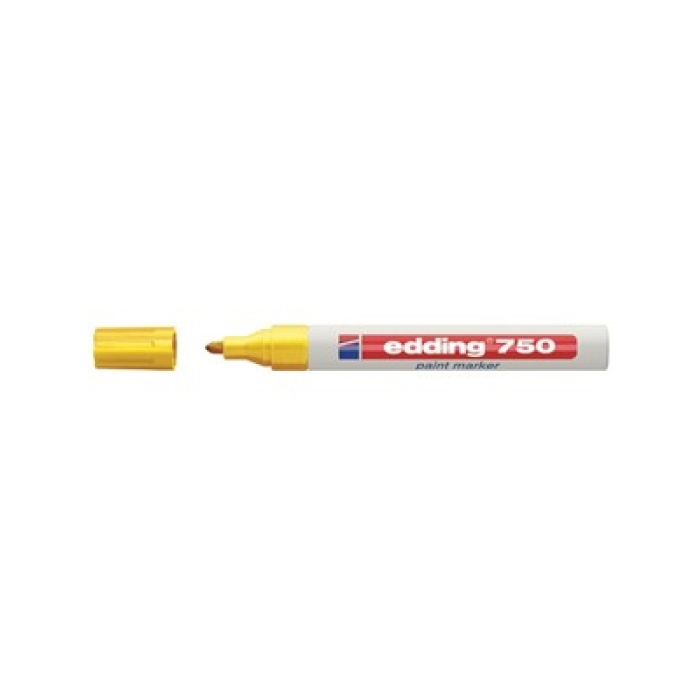 Edding Markör Dekor Boya Yuvarlak Uçlu 2-4 MM Sarı 750