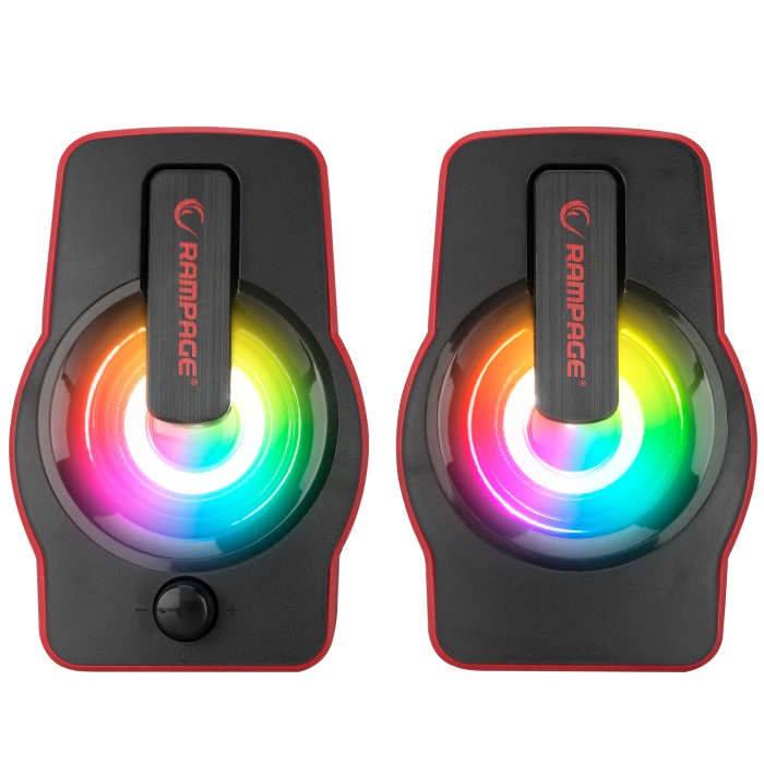 Rampage RMS-G7 Falsetto 2.0 6 Watt Kırmızı 5v Usb Hoparlör