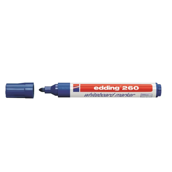 Edding Tahta Kalemi Yuvarlak Uçlu 1.5-3MM Mavi 260