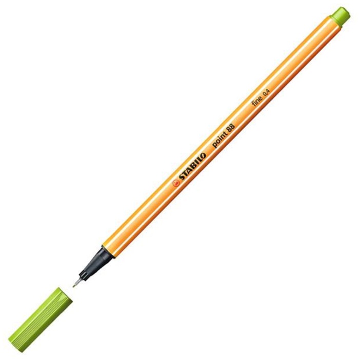 Stabilo Keçe Uçlu İnce Kalem 88 Point 0.4 MM Elma Yeşii 88/33