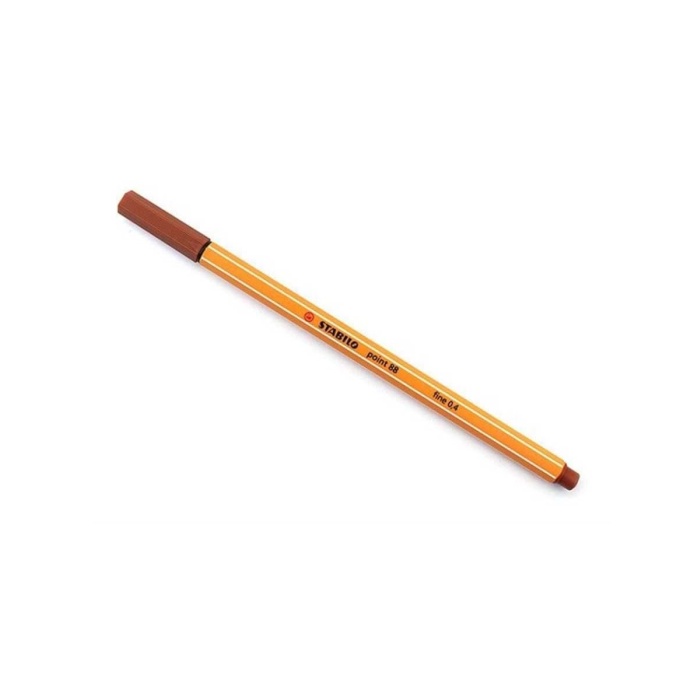 Stabilo Kahverengi Keçe Uçlu İnce Kalem 88 Point 0.4mm ART. NO: 88/22