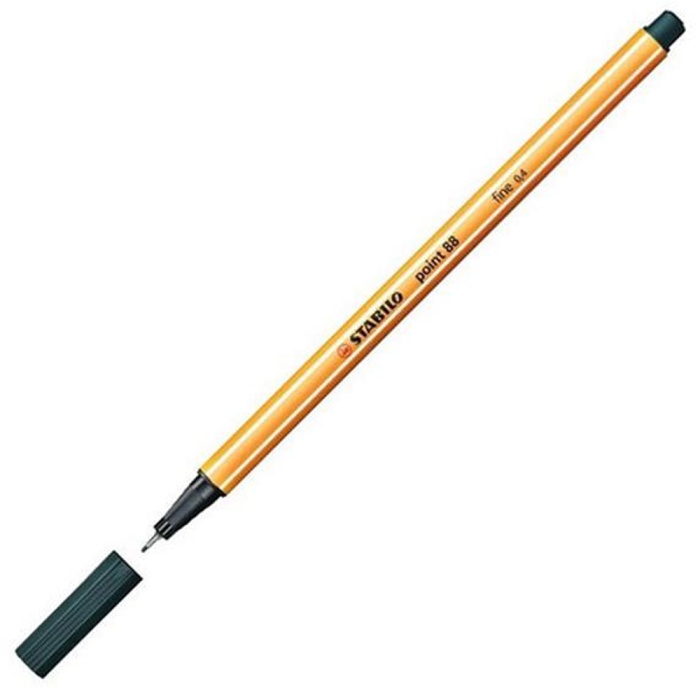Stabilo Zeytin Yeşili Keçe Uçlu İnce Kalem 88 Point 0.4 MM 88/63