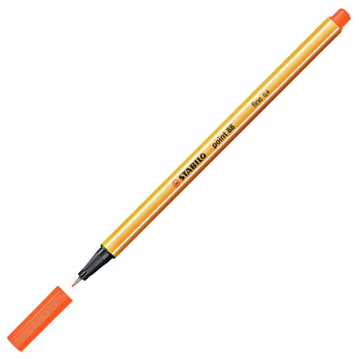 Stabilo Turuncu Keçe Uçlu İnce Kalem 88 Point 0.4 MM 88/54