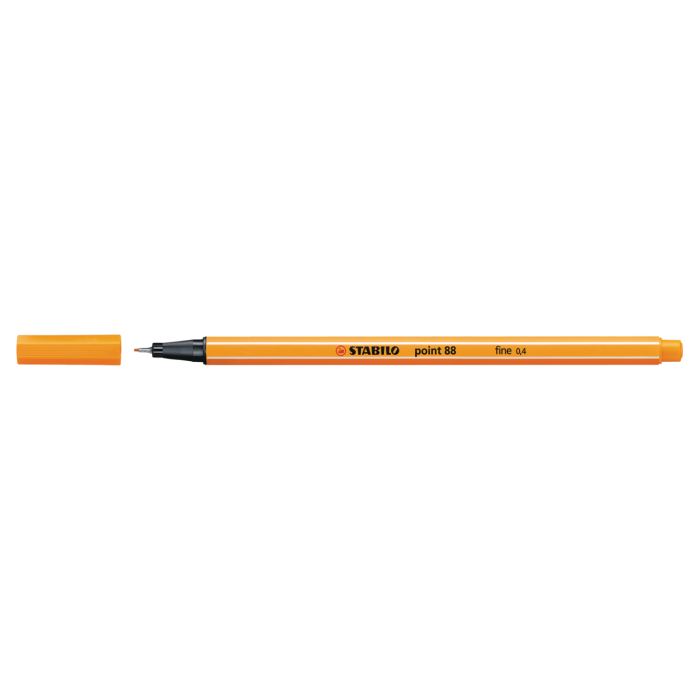 Stabilo Turuncu Keçe Uçlu İnce Kalem 88 Point 0.4 MM 88/54