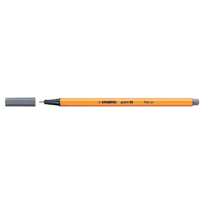 Stabilo Koyu Gri Keçe Uçlu İnce Kalem 88 Point 0.4 MM 88/96