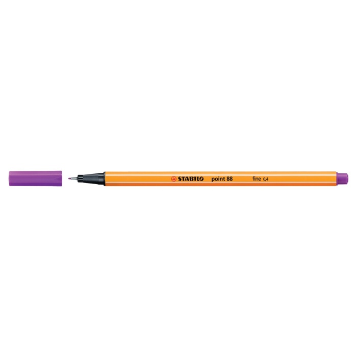 Stabilo Lila Keçe Uçlu İnce Kalem 88 Point 0.4 MM 88/58