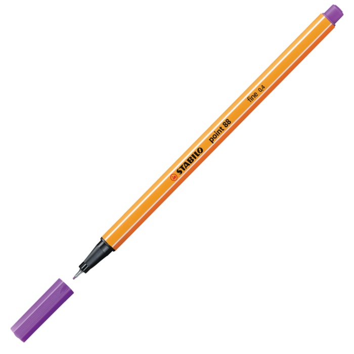 Stabilo Mor Keçe Uçlu İnce Kalem 88 Point 0.4 MM 88/55