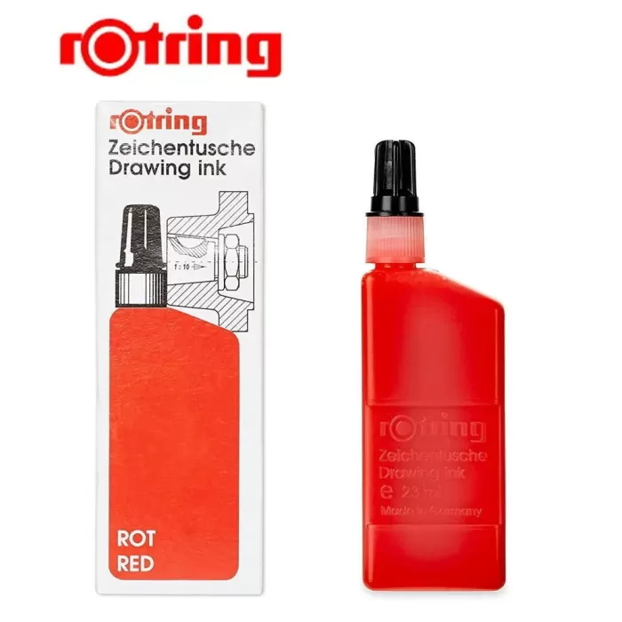 Rotring Rapido Mürekkebi Isograph 23 Ml Kırmızı | S0216040