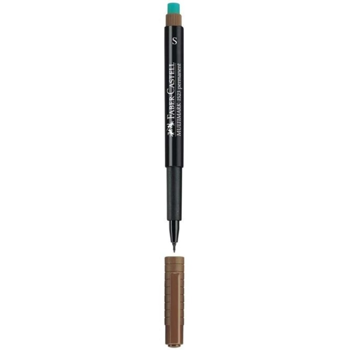 Faber Castell Multimark 1523 Permanent Asetat Kalem Kahverengi