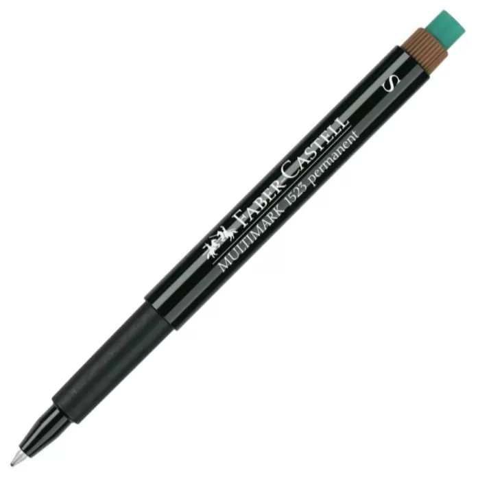 Faber Castell Multimark 1523 Permanent Asetat Kalem Kahverengi