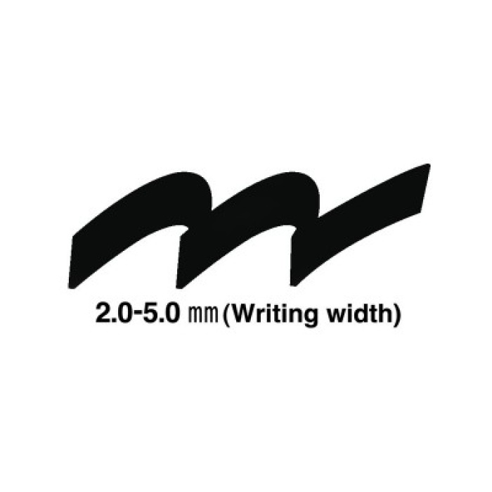 Artline Ahşap Kalemi Kesik Uçlu 2.5 MM Siyah EK-95