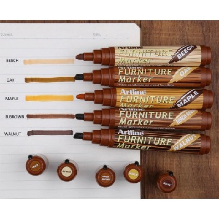 Artline Ahşap Kalemi Kesik Uçlu 2.5 MM Siyah EK-95
