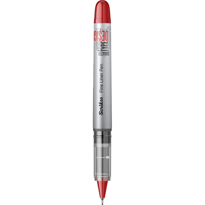 Scrikss Fineliner 0.6 MM Kırmızı FL-68