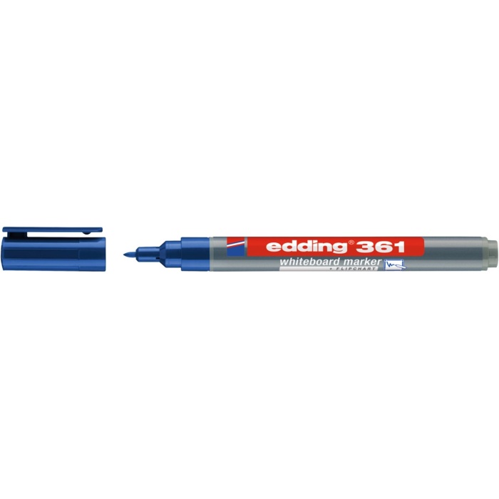 Edding Tahta Kalemi Yuvarlak Uçlu 1 MM Mavi 361