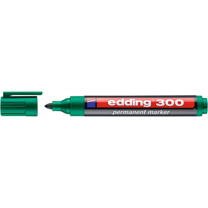 Edding Markör Permanent Yuvarlak Uçlu 1.5-3 MM Yeşil 300