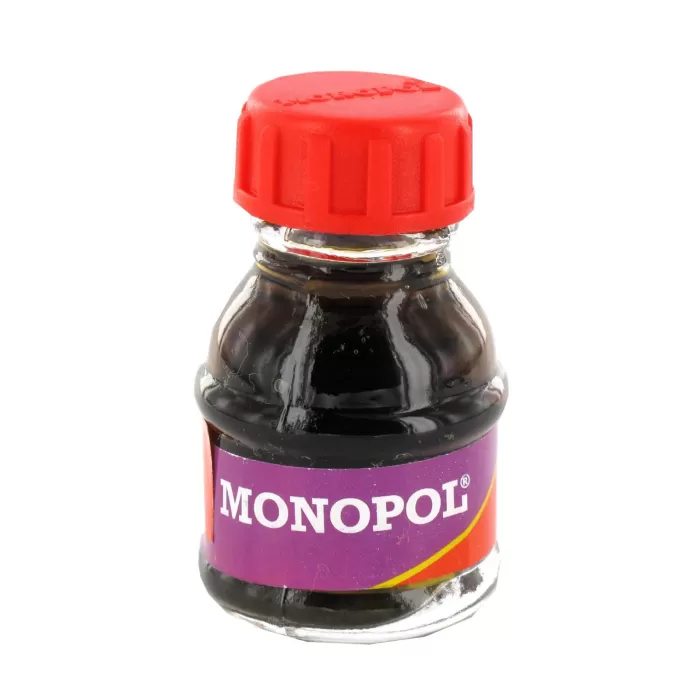 Monopol Çini Mürekkebi Cam Şişede Kırmızı 1104