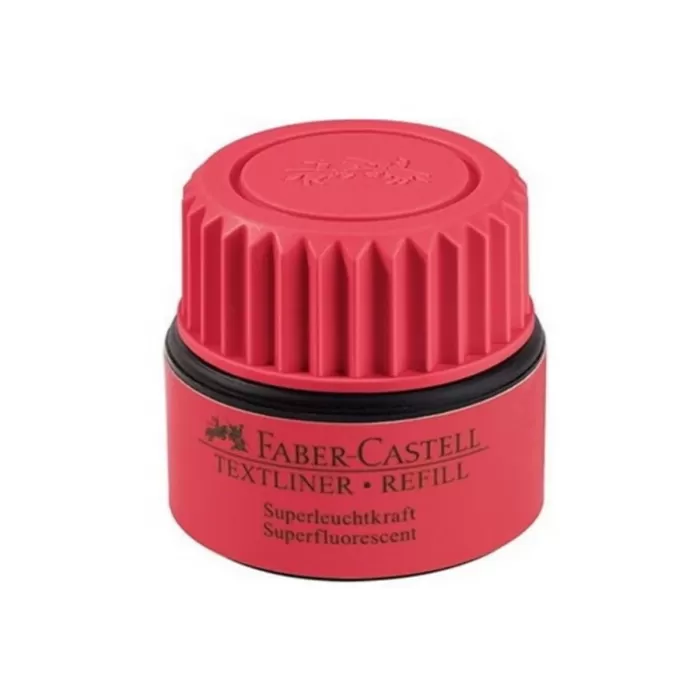 Faber Castell Fosforlu Kalem Mürekkebi 25 ML Kırmızı | 1549
