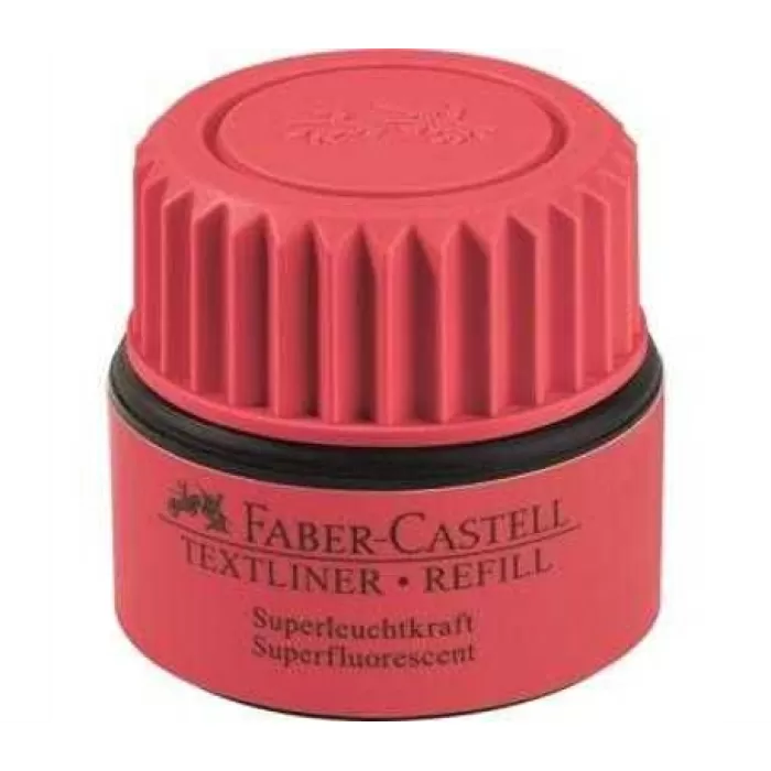 Faber Castell Fosforlu Kalem Mürekkebi 25 ML Kırmızı | 1549