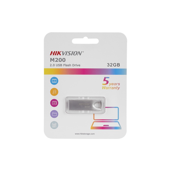 Hikvision 32GB USB2.0 HS-USB-M200/32G Metal Flash Bellek