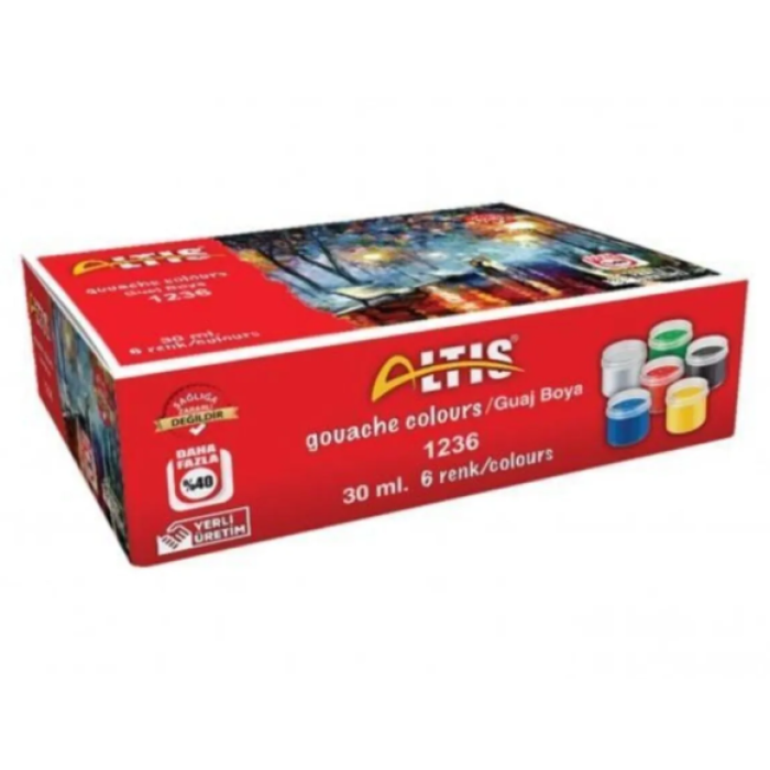 Altis Guaj Boya 30Ml 6lı Renk | 1236