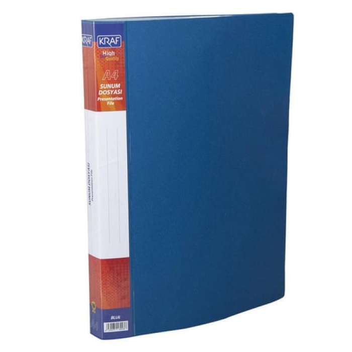 Kraf Sunum Dosyası A4 40Lı Mavi