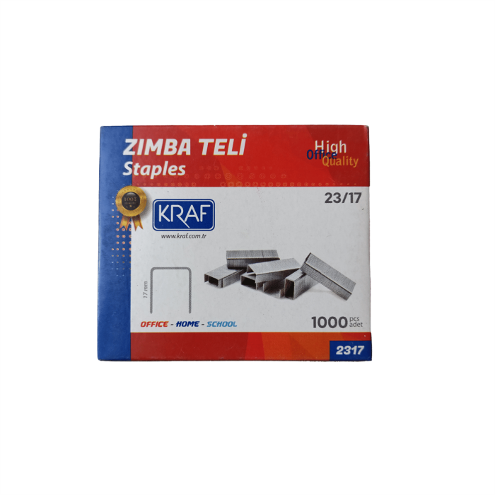 Kraf 23/17 Zımba Teli 1000Li Paket | 2317