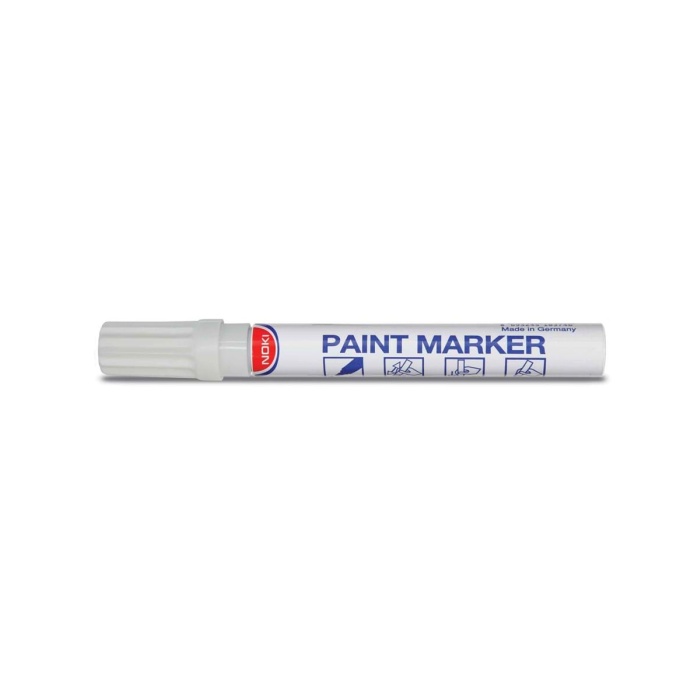 Noki Paint Marker Yuvarlak Uçlu Beyaz Kalem