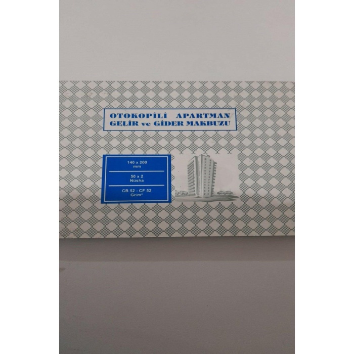 Altınyıldız Otokopili Apartman Gelir Gider Makbuzu 14X20