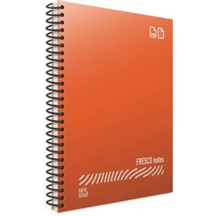Gıpta Fresco Spiralli Plastik Kapak Defter A4 72 YP Kareli 4933