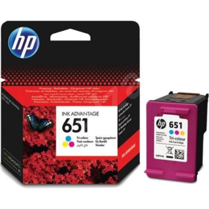 HP (651) Orjinal Tri-Color Renkli Kartuş | C2P11AE