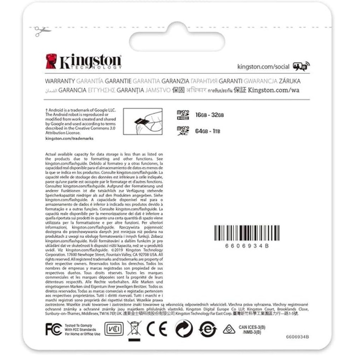 Kingston 32GB micSDHC Canvas Select Plus 100R A1 C10 Card + ADP Hafıza Kartı | SDCS2/32GB