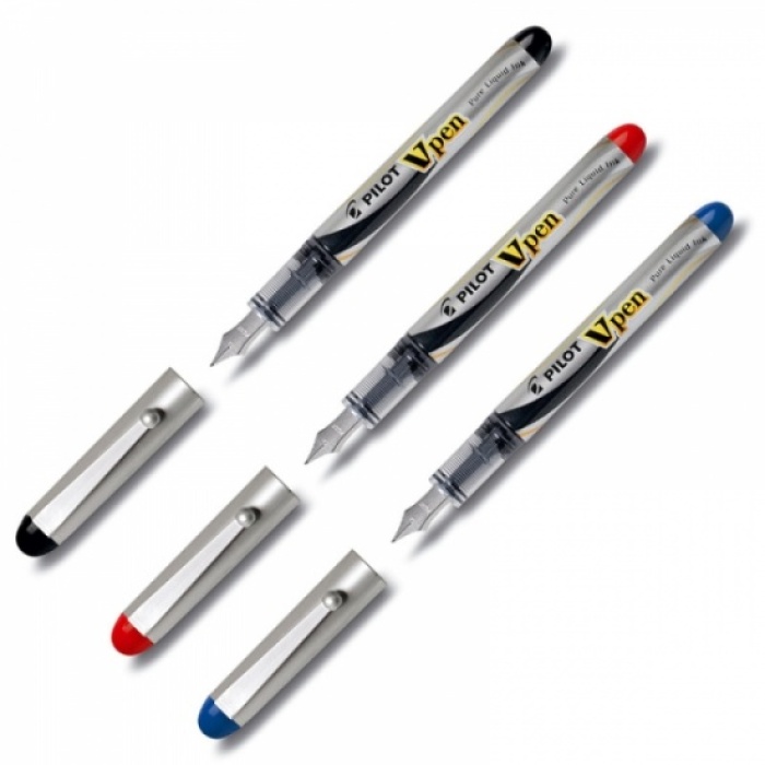 Pilot Dolma Kalem V-Pen Silver Kırmızı | SVP-4M-R