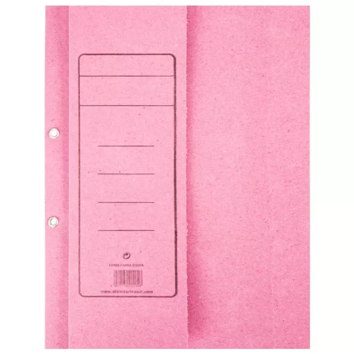 Alemdar Yarım Kapak Dosya Pembe Renkli