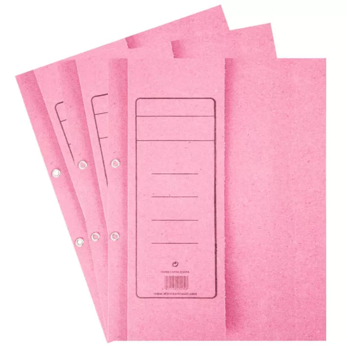 Alemdar Yarım Kapak Dosya Pembe Renkli