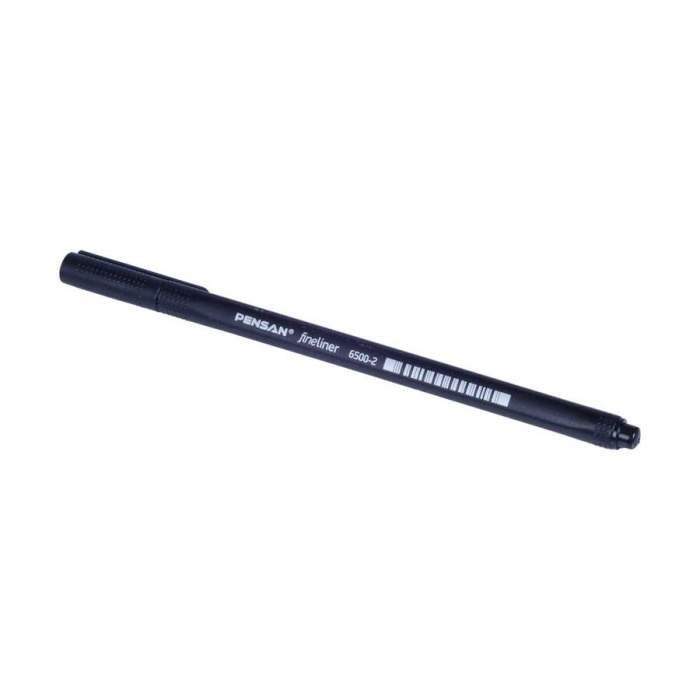 Pensan 6500 Fineliner Keçeli Kalem Siyah