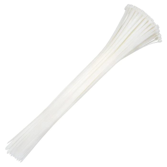 Master 505356 Plastik Kablo Bağı Cırt Kelepçe 3.6 X 300mm Beyaz (100 Adet)