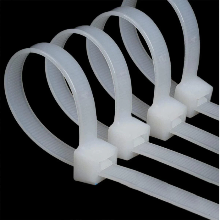 Master 505356 Plastik Kablo Bağı Cırt Kelepçe 3.6 X 300mm Beyaz (100 Adet)